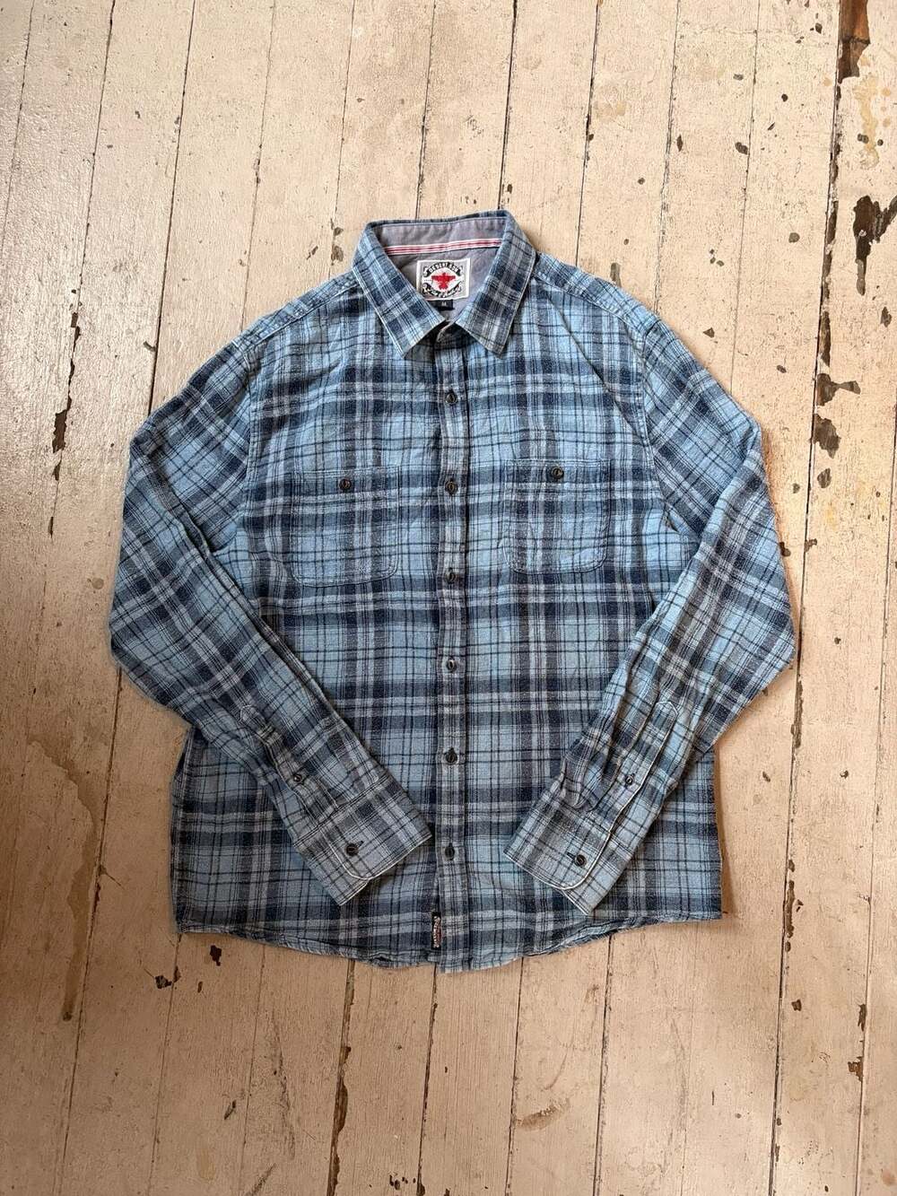 Flag & Anthem Desert Son Eaton Vintage Wash Plaid Flannel Shirt